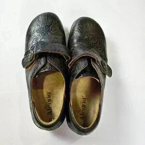 Alegria Womens Joleen Tooled Prof Leather Loafer JOL-480 Size 41, US 10.5-11